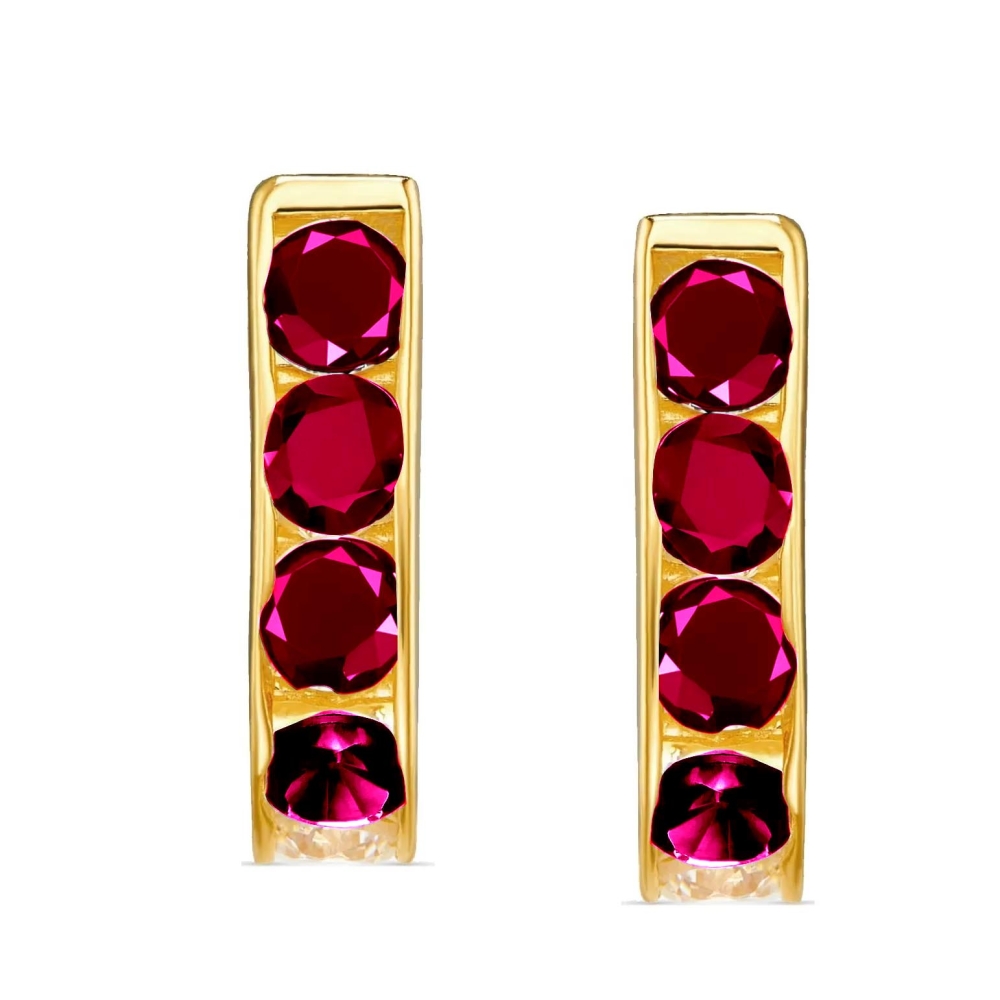 Goldene Ohrringe Little Flowers