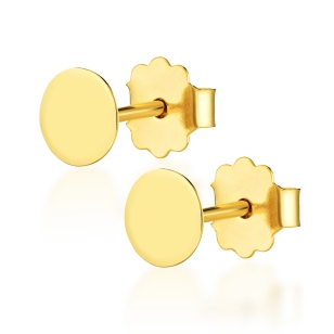 Goldene Ohrringe Kleine Blumen K3.2375 | ergold