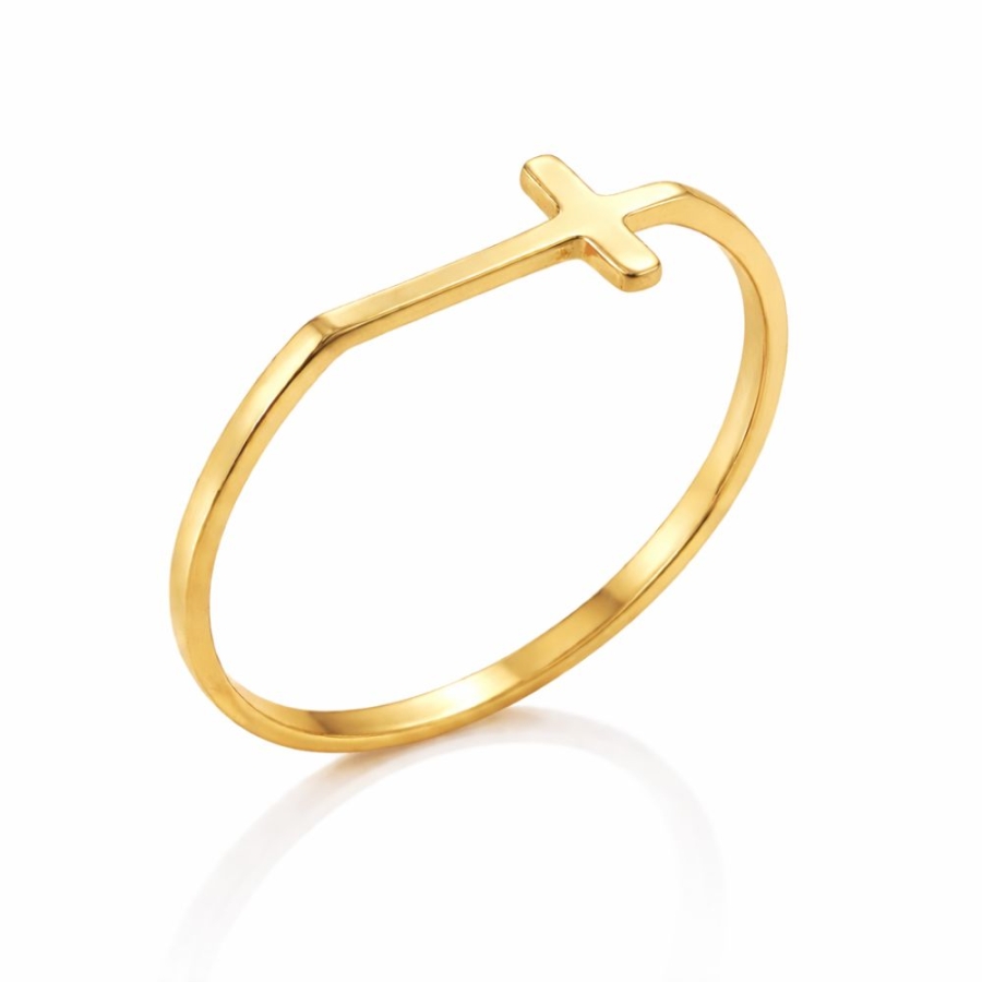 Gold Ring Zirconie Nur ein Smaragd | ergold