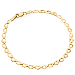 Bransoletka złota z kolekcji "SIMPLE FANTASY HEARTS"