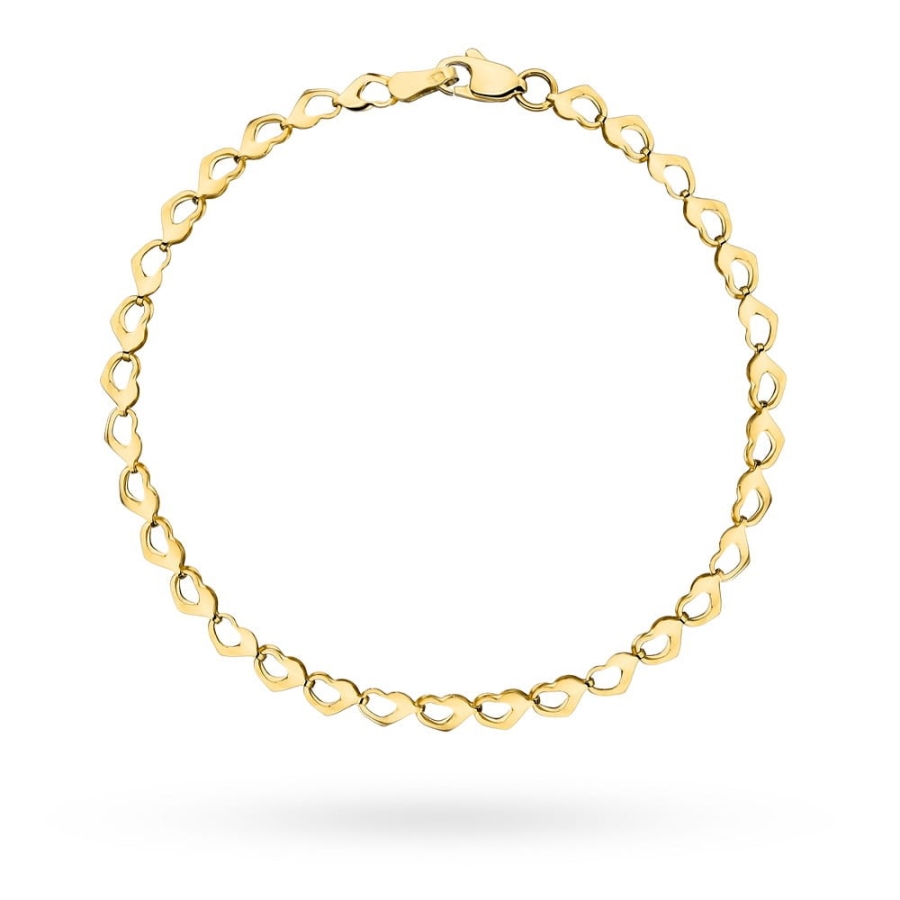 Bransoletka złota z kolekcji "SIMPLE FANTASY HEARTS"