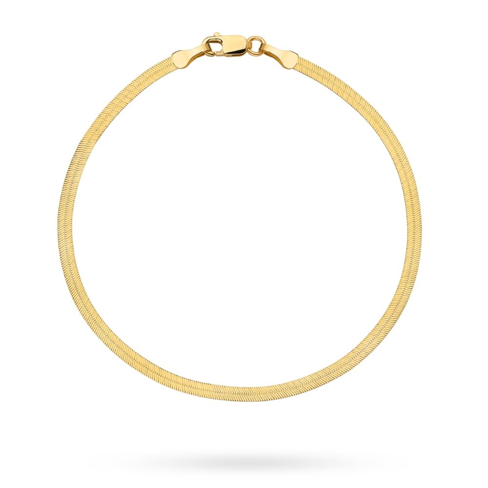 Bransoletka złota taśma wąska