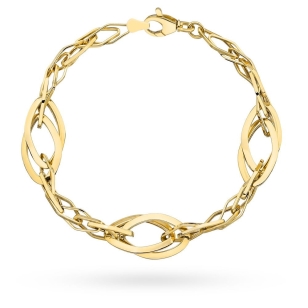 Bransoletka złota z kolekcji "GRANDE" splecione romby