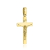 Krzyż złoty z ukrzyżowanym Jezusem