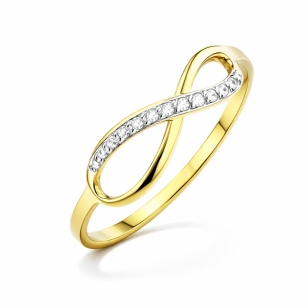 INFINITY INFINITY GOLD RING P2.1335 | ergold