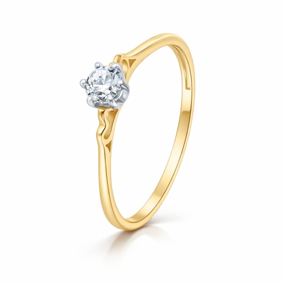 GOLD RING ZIRKONOXID HERZ P2.1125 | ergold