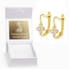 Goldene Ohrringe Kleine Blumen K3.2375 | ergold