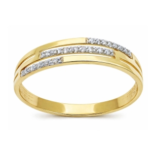 Goldene Ringringsteine 585 P3.1406P | ergold