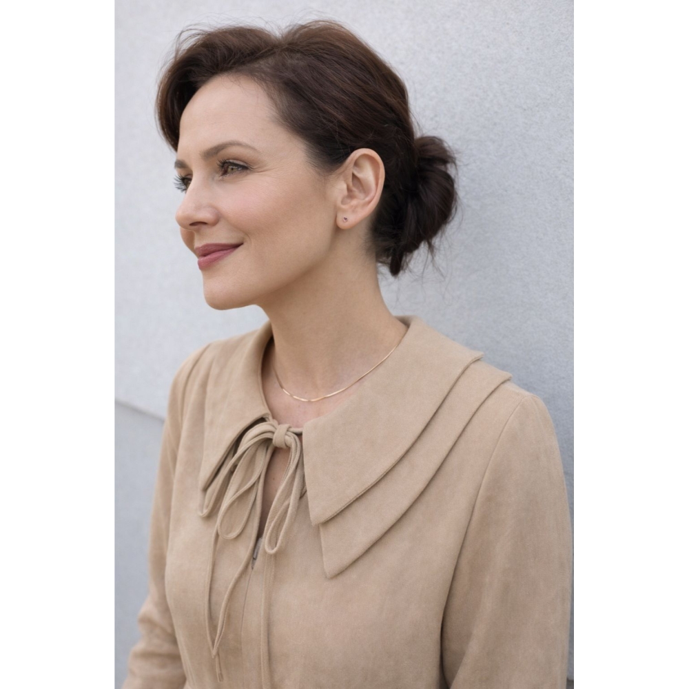 Kolczyki serca rubinowa cyrkonia 333