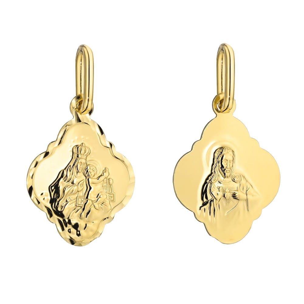 Medalik złoty szkaplerz pr. 585 zawieszka