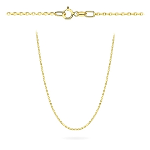 Łańcuszek złoty - splot rolo diamentowany 45 cm pr. 375