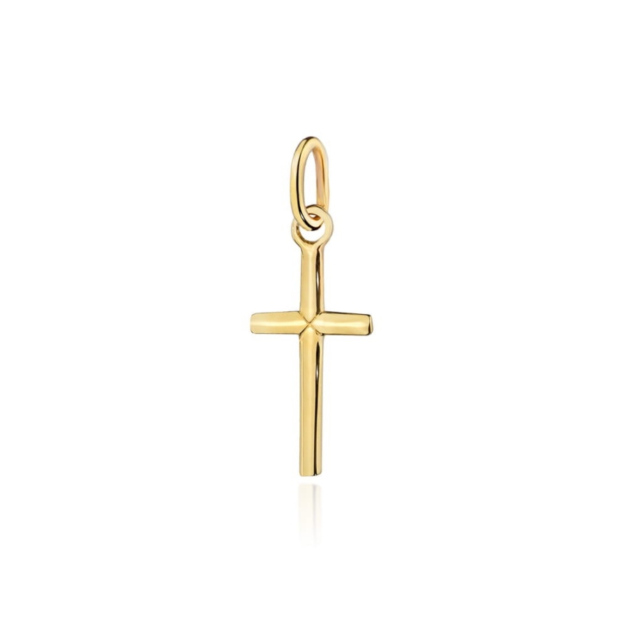 Złoty krzyżyk klasyczny mały