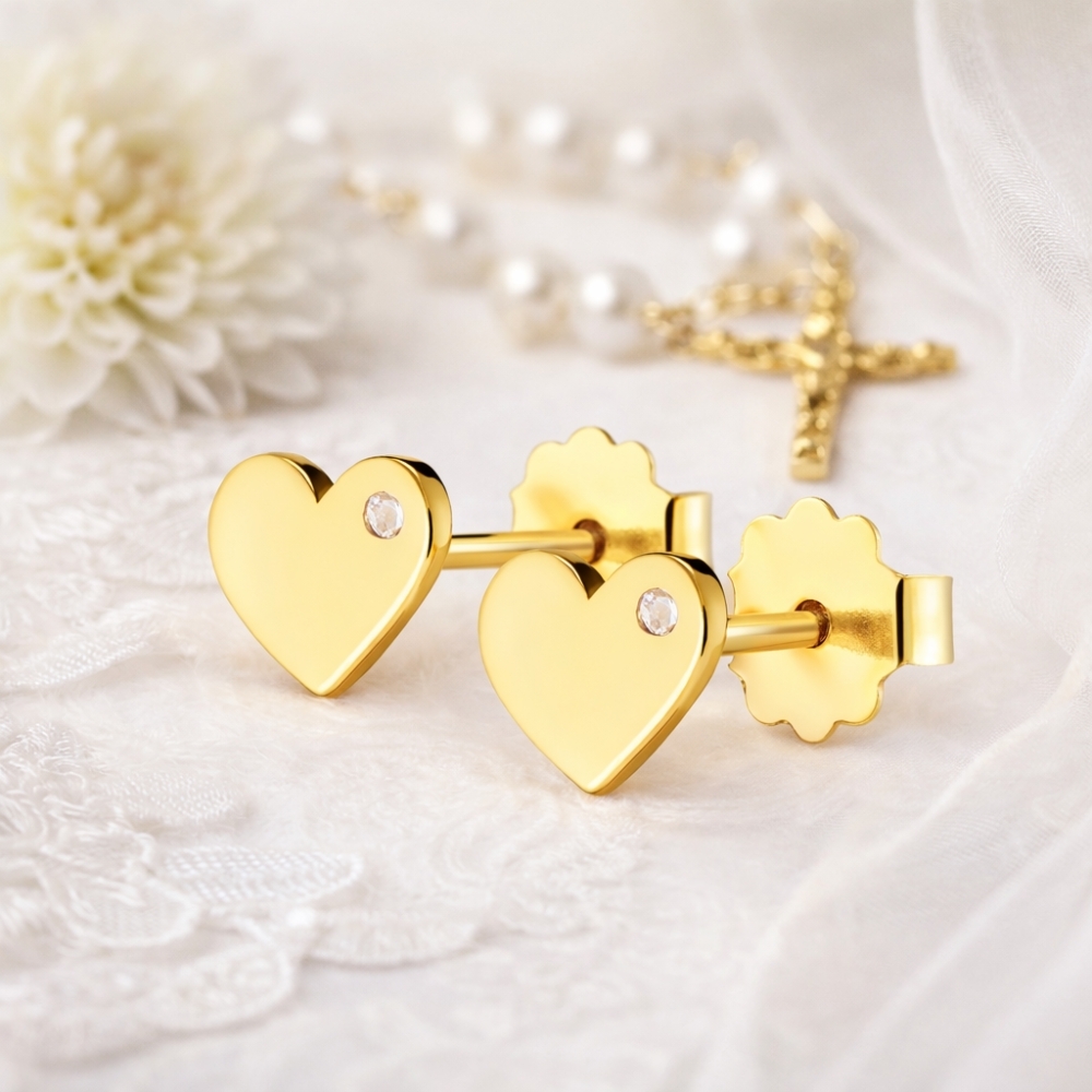 copy of Goldene Ohrringe Eternal Love Little Things 585