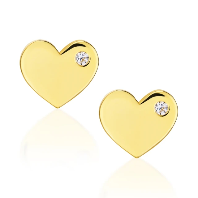 Goldene Ohrringe Eternal Love Little Things 585