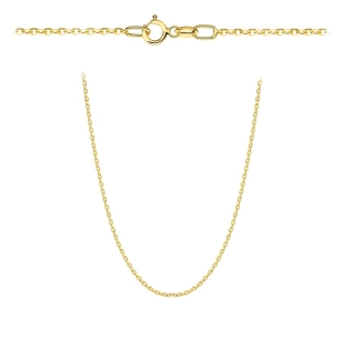 Łańcuszek złoty - splot rolo diamentowany 40 cm pr. 585