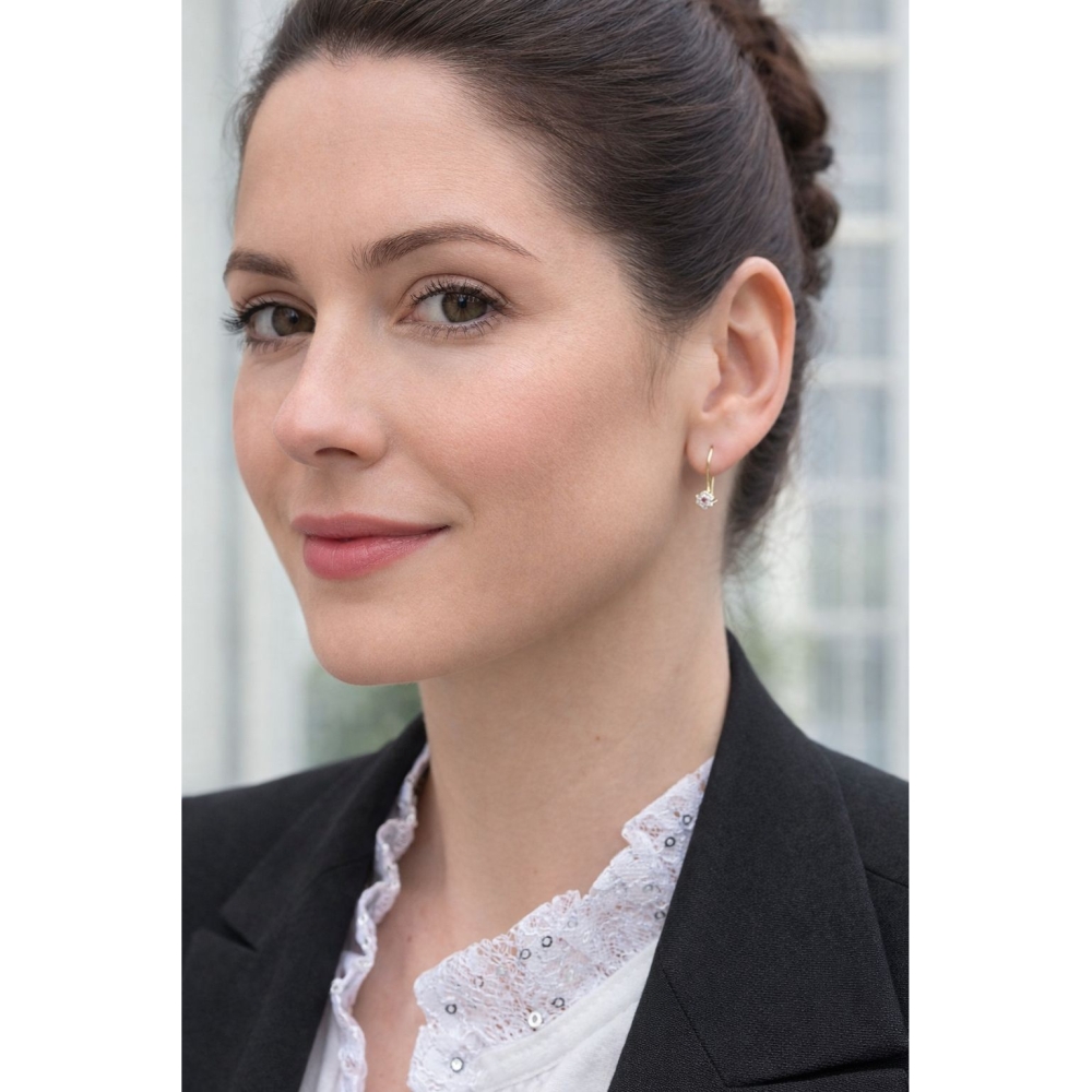 copy of Kolczyki dziecięce złote 585 Rubinowa Iskierka