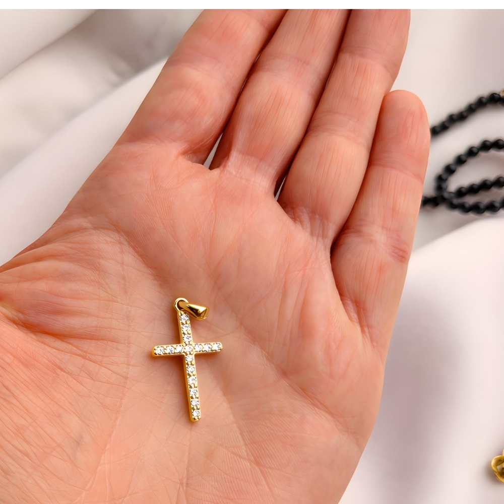 copy of Silberanhänger mit Strass Anhänger