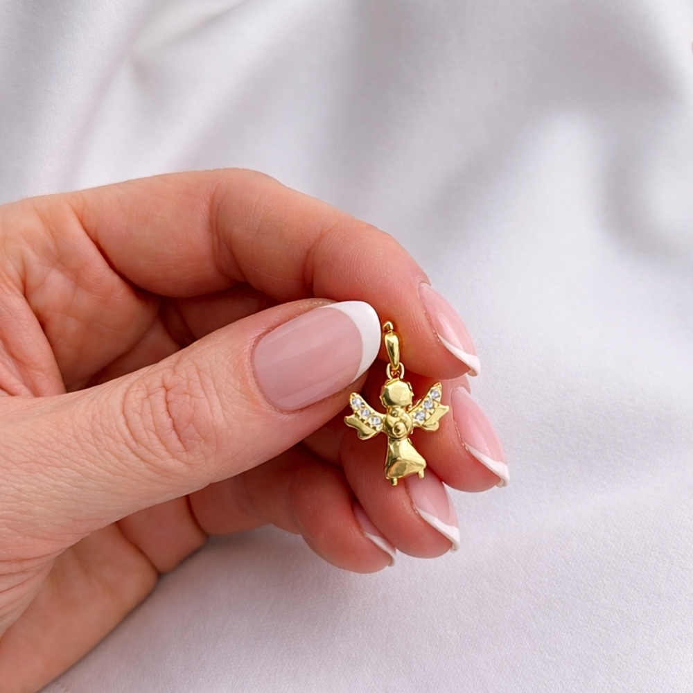 copy of Silberanhänger mit Strass Anhänger