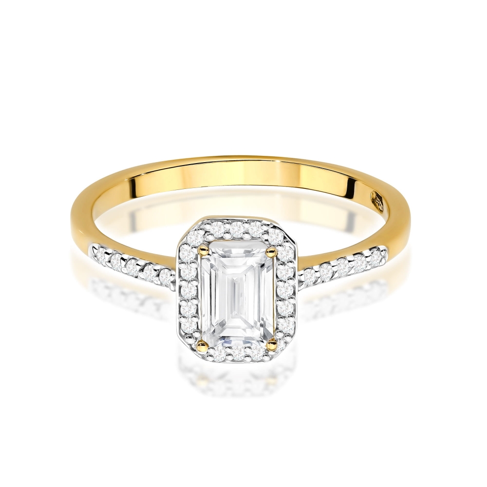copy of Gold Ring 585 mit Diamant Diamant Diamant 0.10ct