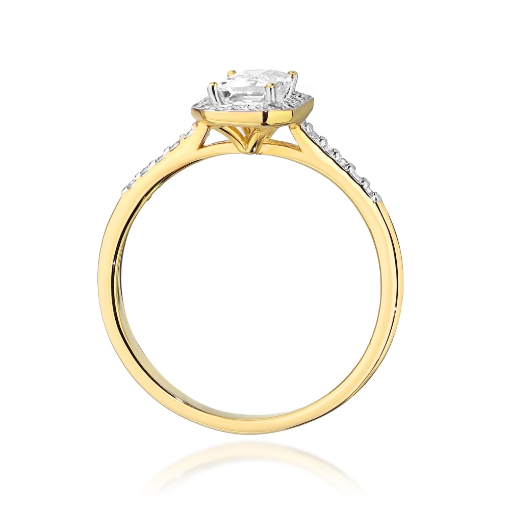 copy of Gold Ring 585 mit Diamant Diamant Diamant 0.10ct