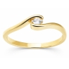 Zarter asymmetrischer Goldring P3.1518 | ergold