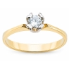 SCHÖNER ELEGANTER GOLDRING ZIRKONIA P3.1334 | ergold