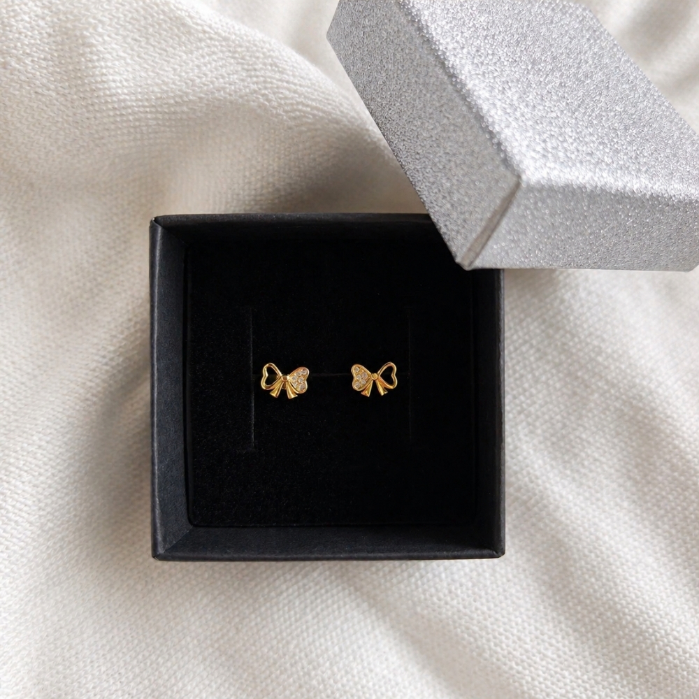 copy of Ohrringe aus vergoldetem Silber "Charm of the Night"