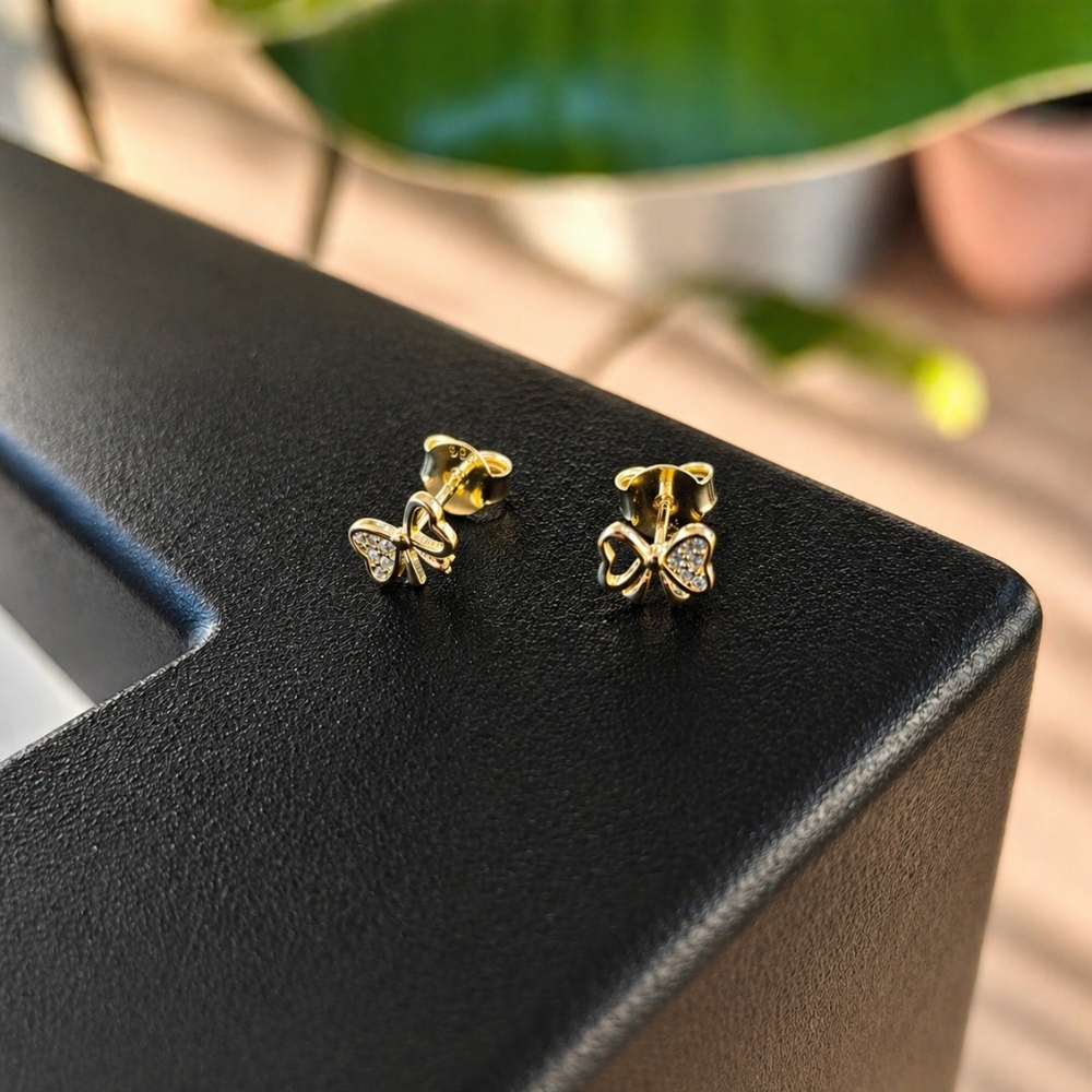 copy of Ohrringe aus vergoldetem Silber "Charm of the Night"