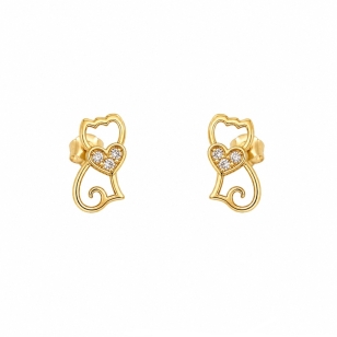 Ohrringe aus vergoldetem Silber "Charm of the Night"| ergold
