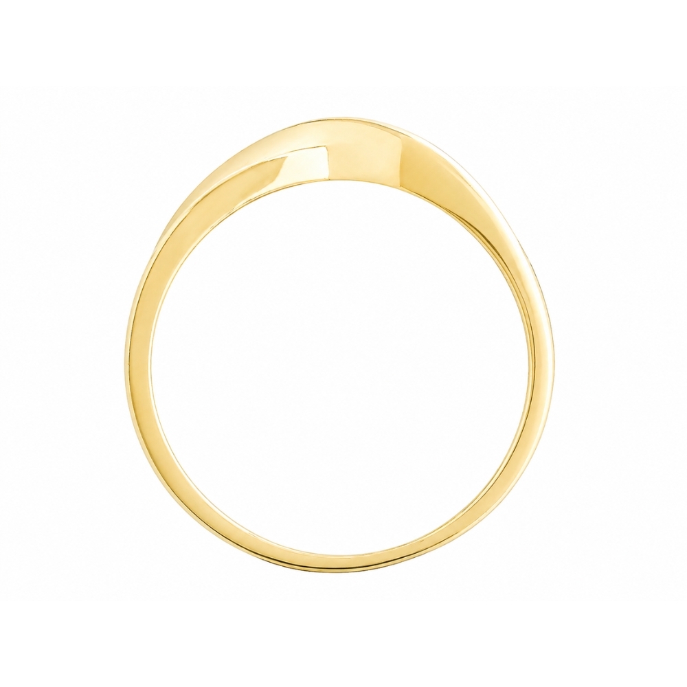 copy of Eingestreuter Goldring mit Strasssteinen