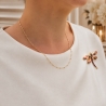 ⭐ Naszyjnik złoty z kulkami diamentowanymi 47+3cm ♥ Ergold