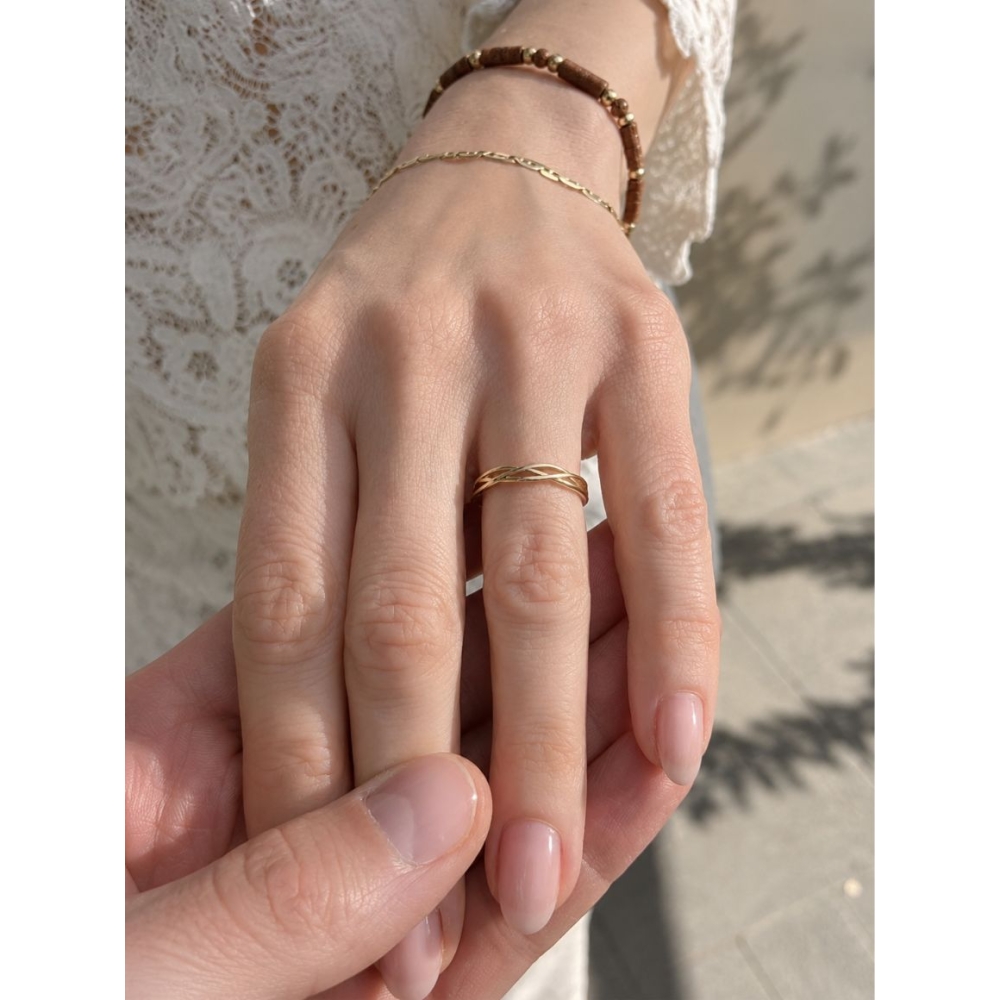 copy of Gold Ring Zirkonie nur ein Smaragd
