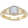 Goldener eleganter Verlobungsring P3.1558 | ergold
