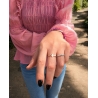 Gold Ring Zirconie Nur ein Smaragd | ergold