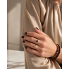 Gold Ring Zirconie Nur ein Smaragd | ergold