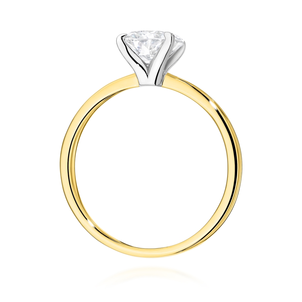 copy of Gold Ring 585 mit Diamant Diamant Diamant 0.10ct