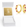 Goldene Ohrringe Kleine Blumen K3.2375 | ergold
