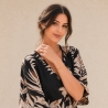 Bransoletka z sercem na modelce