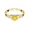 Pierścionek 375 z Żółtym Diamentem 0,529 ct | ERgold