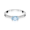 Pierścionek 375 Niebieski Diament 0,53 ct | ERgold