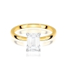 Złoty Pierścionek z Diamentem 1 ct Emerald | ERgold