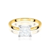 Złoty Pierścionek z Diamentem 1 ct Princess | ERgold
