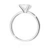 Pierścionek z Diamentem 1 ct Princess Białe Złoto | ERgold