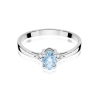 Pierścionek 375 Niebieski Diament 0,55 ct | ERgold