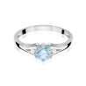 Pierścionek 375 Niebieski Diament 0,53 ct | ERgold