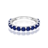 Pierścionek z szafirami 1,95 ct białe złoto 375 | ERgold