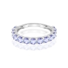 Pierścionek z tanzanitami 1,95 ct białe złoto | ERgold