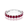 Pierścionek z rubinami 1,95 ct białe złoto 375 | ERgold