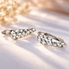 Kolczyki srebrne diamentowane 925 KS1.291 | ERgold
