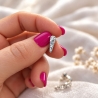 Kolczyki srebrne diamentowane 925 KS1.291 | ERgold